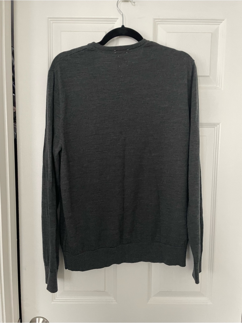 GAP Men's Crewneck Sweater - Charcoal Gray - Picture 2 of 3